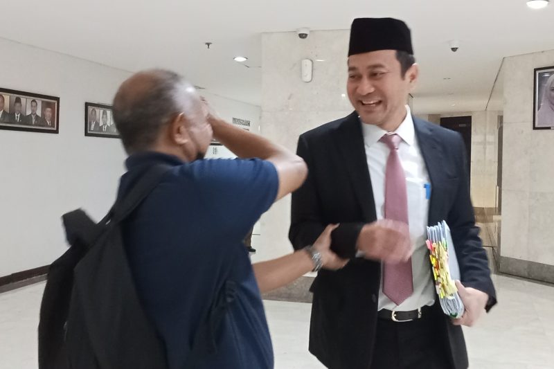 Plt Sekwan DPRD DKI Augustinus. *RIC/kirman