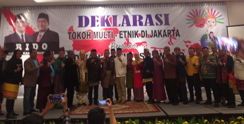 Gerakan Nusantara Menangkan RIDO Satu Putaran. *ric/andreas