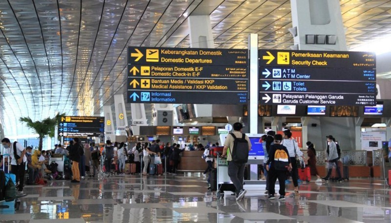 Suasana Bandara Sukarno Hatta. /ist