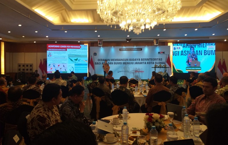 Focus Group Discussion pencegahan korupsi di BUMD dan bimbingan teknis keluarga berintegritas bagi ASN Pemda DKI Jakarta, di Hotel Grand Said Jaya, Selasa (5/11/2024). /Ist
