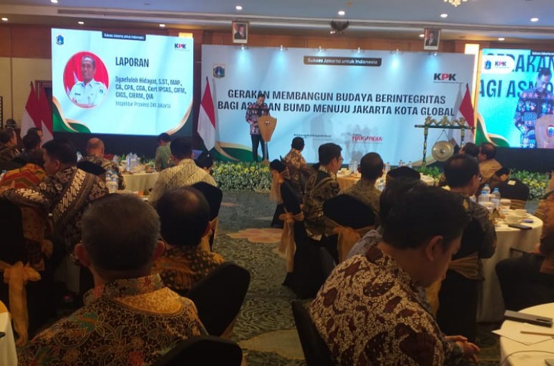Focus Group Discussion (FGD), upaya pencegahan korupsi di Badan Usaha Milik Daerah (BUMD) dan bimbingan teknis keluarga berintegritas bagi Aparatur Sipil Negara (ASN) Pemda DKI Jakarta, dengan tema "Gerakan Membangun Budaya Berintegritas bagi ASN dan BUMD, Selasa (5/11/2024). /Ist