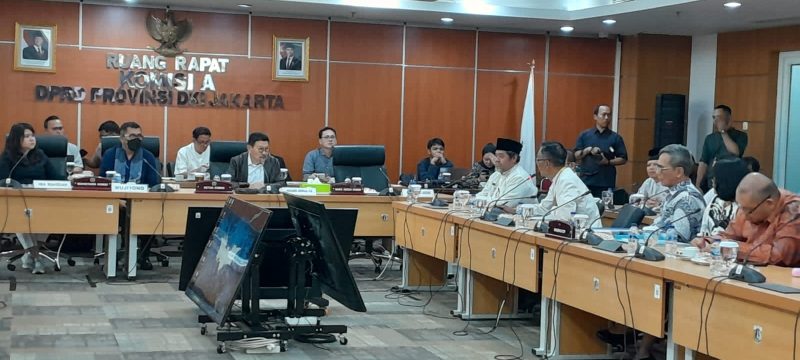 Komisi A DPRD DKI Jakarta menerima audiensi pengurus GKRI. *ist