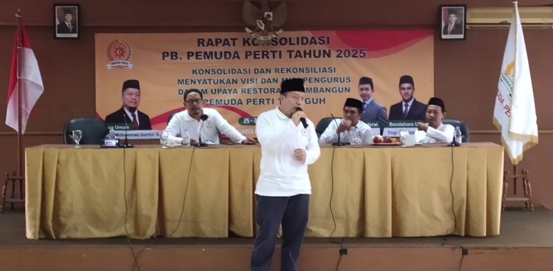 PB Pemuda Perti adakan Konsolidasi dan Rekonsiliasi di Puncak Bogor Jawa Barat. *asep