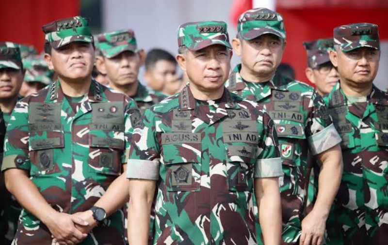Panglima TNI Agus Subianto terbitkan telegram pengerahan personil TNI untuk pengamanan Kejati dan Kejari Seluruh Indonesia. *ist