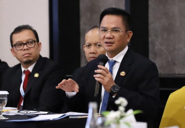 Kadishub DKI Jakarta Syafrin Liputo saat mengikuti Pelatihan Kepemimpinan Nasional Tingkat II Angkatan VII Tahun 2025, di Jakarta. *ist