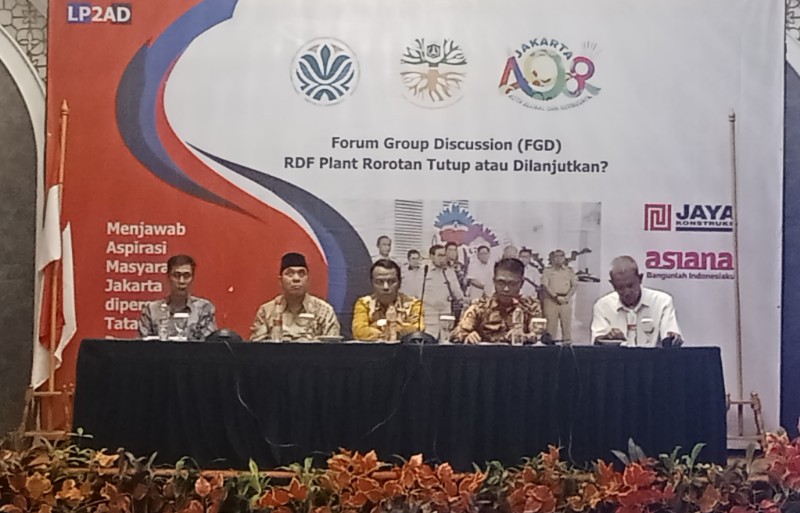 FGD Soal RDF Rorotan Ditutup atau Diteruskan, dilaksanakan LP2AD, Kamis (10/7/2025), di Jakarta. *RIC/kirman