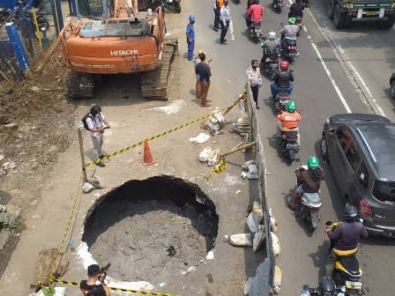 Proyek peningkatan drainase dibawah tufoksi Dinas Sumber Daya Air mangkrak sejak TA 2022 hingga TA 2025 dan akan dijadikan proyek multi years. *ist
