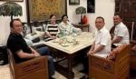 Sufni Dasco Ahmad bersama Ketua Umum PDI Perjuangan Megawati Soekarnoputri berserta putra - putrinya. *ist
