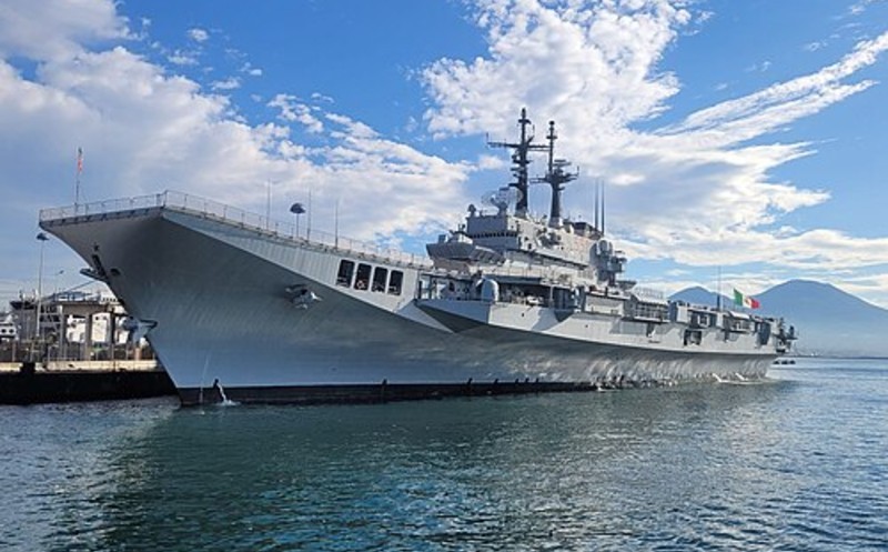 Kapal Induk Guisepe Garibaldi menambah kekuatan alutsista militer Indonesia. *ist