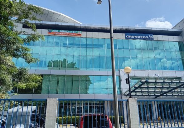 Dinas Lingkungan Hidup DKI Jakarta menyewa Gedung Intirub selama tiga tahun sebesar Rp69 Milyar karena gedung yang lama dibongkar total. *Andreas/RIC