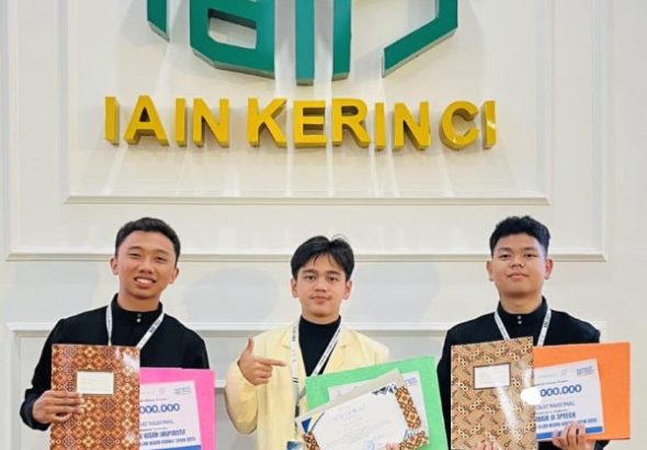 Foto dari kiri ke kanan: Satrio Jati Wiguna, M. Zikri Ardani dan Muhammad Rafa Najwan. *Ist