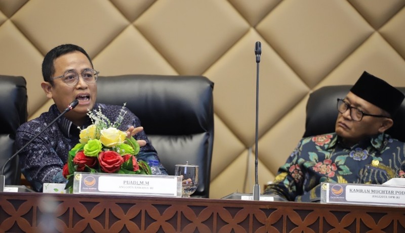 Kordinator Divisi Penanganan Pelanggaran dan Data Informasi (PP-Datin) Bawaslu RI Dr Puadi SPd MM. *Ist