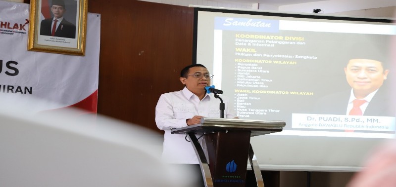 Anggota Bawaslu RI Puadi meluncurkan buku terbarunya pada Rabu (11/10), di Jakarta.