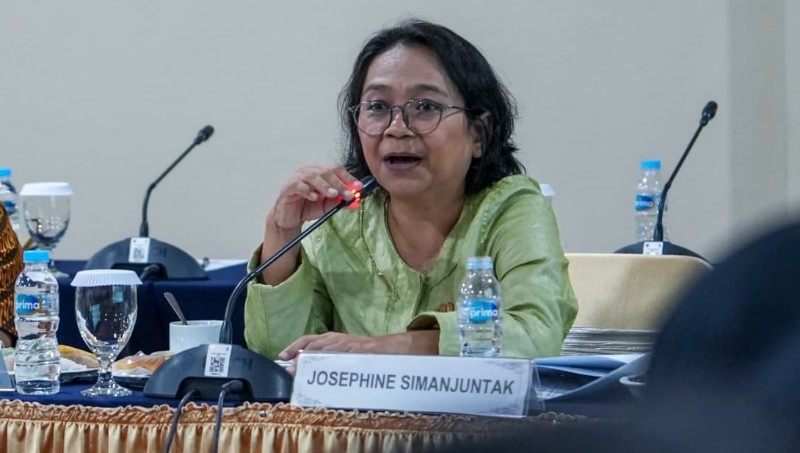 Josephine Simanjuntak, anggota Komisi C DPRD DKI dari Fraksi PSI, menyoroti kondisi Pasar Sunan Giri yang memprihatinkan. *Ist