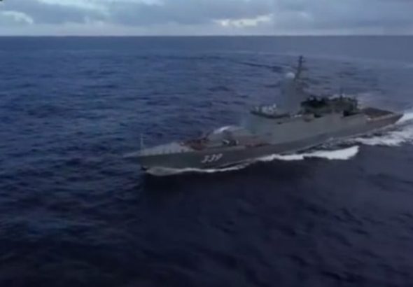 Detasemen Armada Pasifik Rusia bersandar di Jakarta pada Minggu (29/3/2026). *Ist