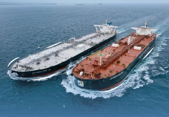 Kapal Tanker Pertamina.*Ist