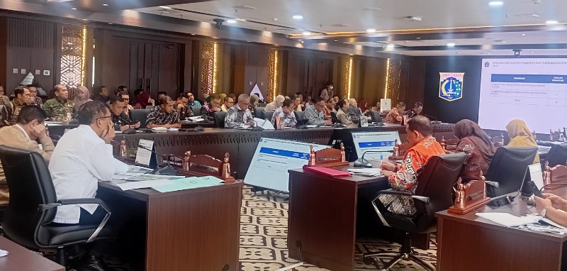 Komisi A DPRD DKI bersama eksekutif melakukan Rapat Pra Anggaran Pendapatan dan Belanja Daerah (APBD) DKI Jakarta Tahun 2027, Kamis (5/3/2026), yang dipimpin Ketua Komisi A DPRD DKI Jakarta, Inggard Joshua. *Ist