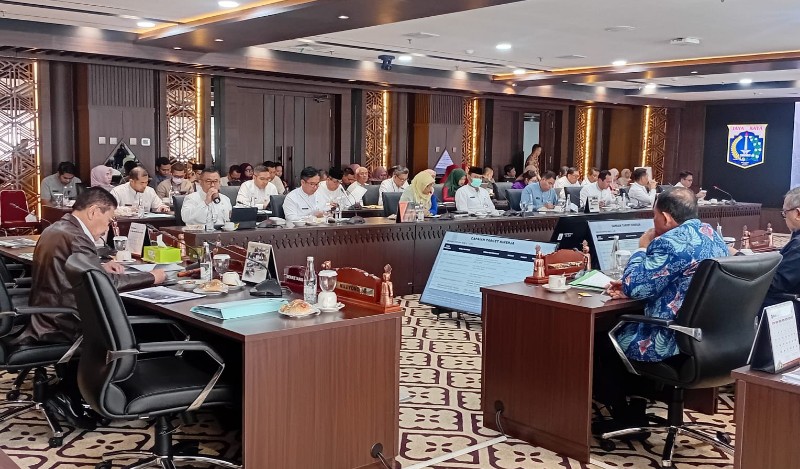 Rapat Komisi A DPRD DKI Jakarta dengan mitra eksekutif pada Jum'at (24/4/2026). *ric/andreas