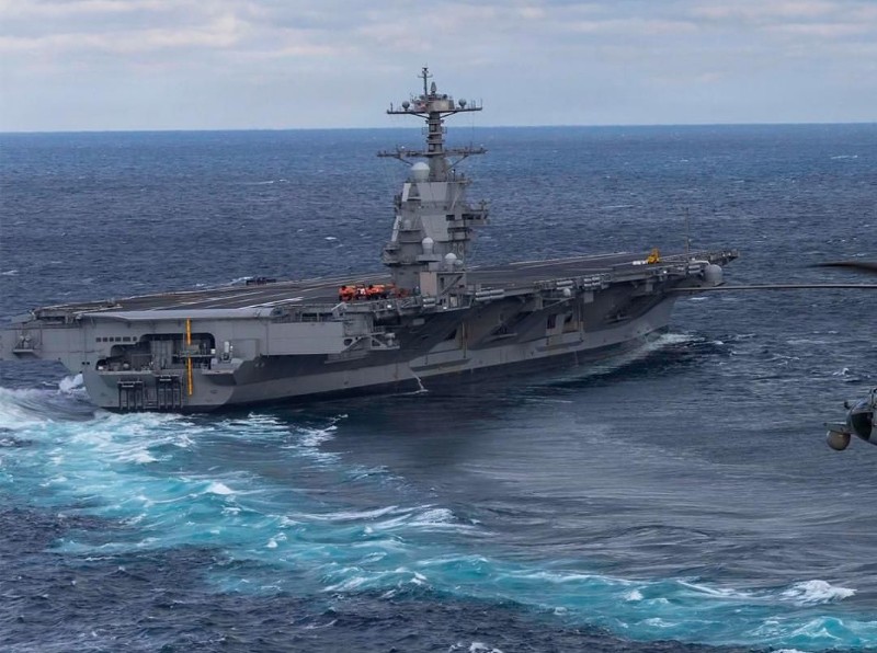 Kapal perang milik AS terpantau di Selat Malaka, sementara di Selat Hormuz makin memanas, baru - baru ini. *Ist