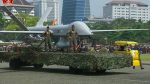 Penampakan drone milik TNI dalam defile HUT TNI beberapa waktu lalu. *Ist