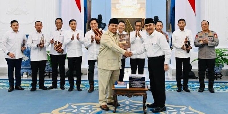 Presiden Prabowo Subianto menerima Komisi Percepatan Reformasi Polri (KPRP) di Istana Negara, Selasa (5/5/2026). *Ist