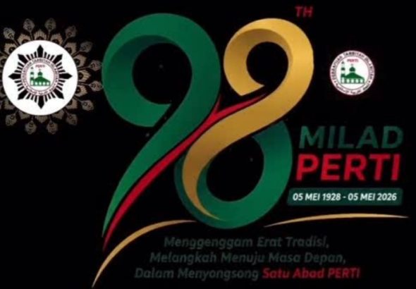 Logo Milad ke - 98 Persatuan Islam Tarbiyah (Perti). *Ist