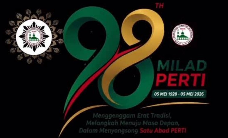 Logo Milad ke - 98 Persatuan Islam Tarbiyah (Perti). *Ist