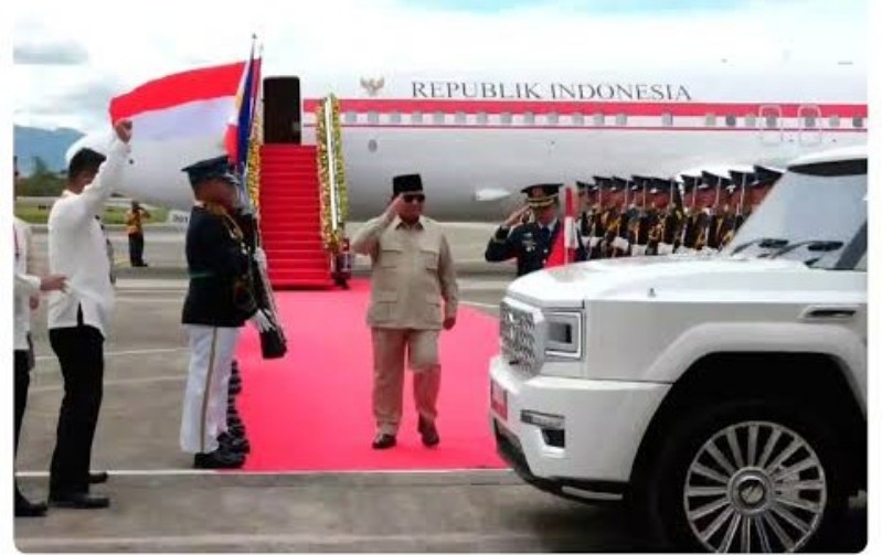 Presiden Prabowo Subianto membawa Mobil Maung ke KTT ASEAN di Cebu, Filipina, Kamis (7/5/2026). *Ist