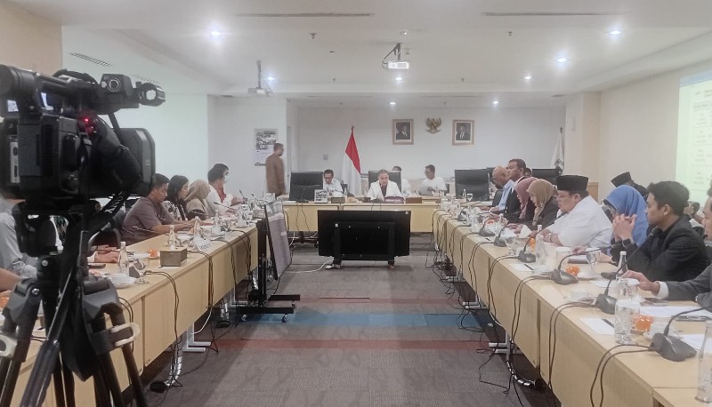 Rapat Badan Musyawarah (Bamus) Dewan Perwakilan Rakyat Daerah (DPRD) DKI Jakarta, Jumat (5/6/2026), dipimpin Wakil Ketua DPRD DKI Jakarta Wibi Andrino, menetapkan rapat paripurna DPRD DKI Jakarta pengucapan sumpah/janji Ketua DPRD DKI Jakarta yang baru menggantikan Khoiruddin. *ric/andreas