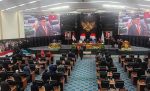 Suhud Alynudin, anggota Fraksi PKS, sah sebagai Ketua DPRD DKI seusai Pelantikan dalam Rapat Paripurna DPRD DKI Jakarta, Senin (8/6/2026). *ric/andreas