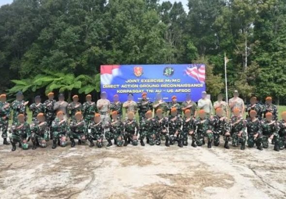 Latihan Bersama (Latma) Direct Action Ground Reconnaissance (DAGR) 2026 antara Korps Pasukan Gerak Cepat (Korpasgat) TNI Angkatan Udara dan pasukan khusus United States Air Force Special Operations, telah berakhir. *Foto: ig/TNI AU