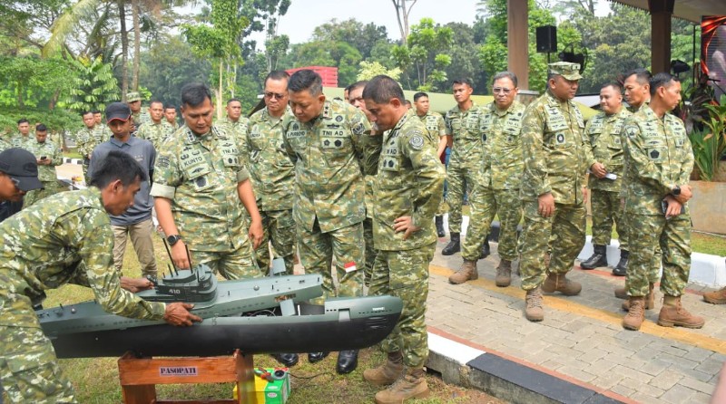 DiPanglima Kogabwilhan I Letnan Jenderal TNI Kunto Arief Wibowo memimpin langsung gladi model ini menjadi bagian krusial dari rangkaian persiapan latihan terpadu. *foto: portalkomando