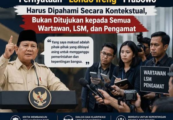 Pernyataan Presiden "Londo Ireng" tuai kecaman. *Ist