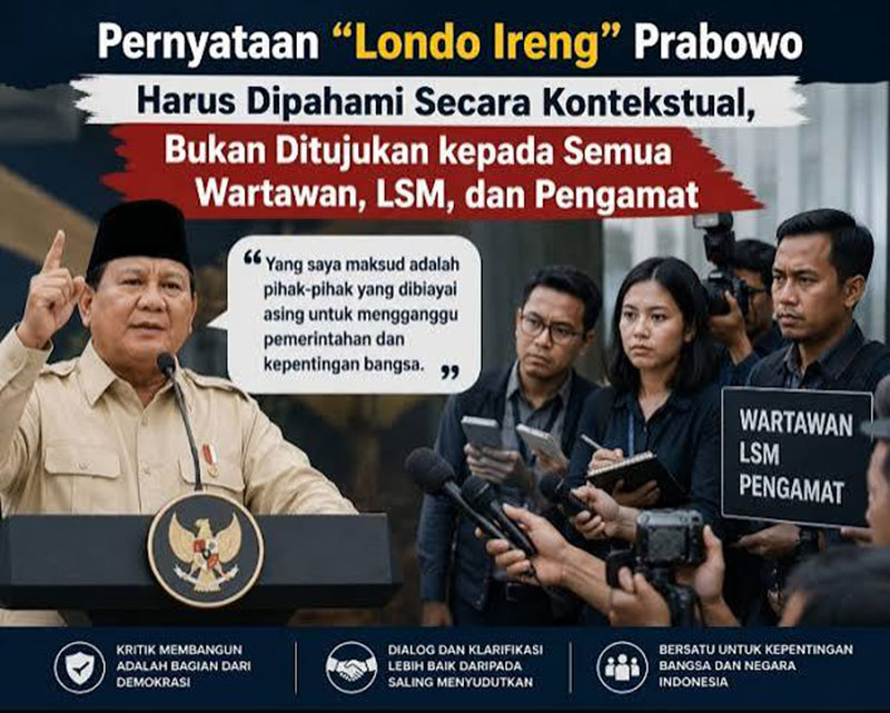 Pernyataan Presiden "Londo Ireng" tuai kecaman. *Ist