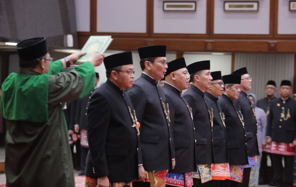 Gubernur DKI Jakarta Pramono Anung melantik tujuh pejabat DKI Jakarta., Rabu (19/8/2026). *Ist