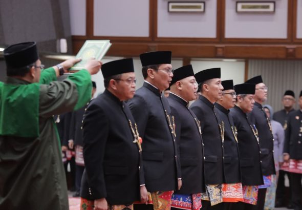 Gubernur DKI Jakarta Pramono Anung melantik tujuh pejabat DKI Jakarta., Rabu (19/8/2026). *Ist