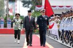 Menteri Pertahanan (Menhan) Sjafrie Sjamsoeddin menerima kunjungan Menteri Pertahanan Republik Rakyat China (RRC) Laksamana Dong Jun di Kantor Kementerian Pertahanan, Jakarta, Jumat (21/8/2026). *Ist