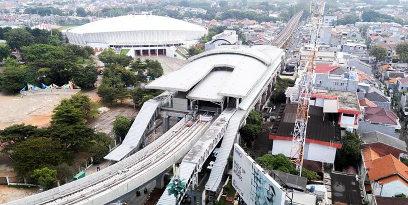 Rencana operasionalisasi LRT Velodrome - Manggarai belum terealisasi. *Ist