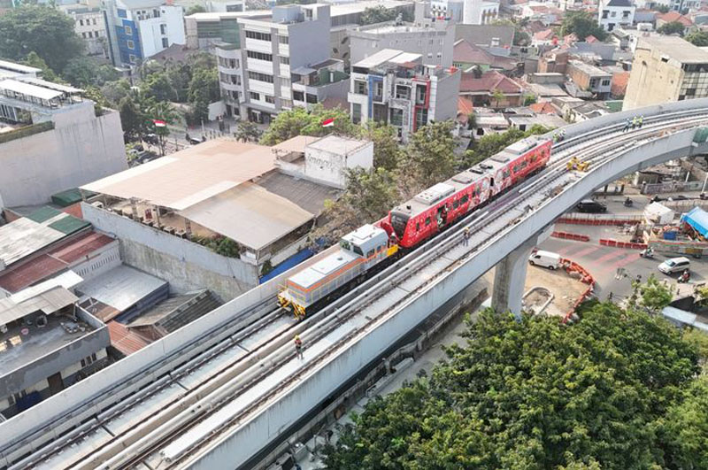 Peresmian operasionalisasi LRT Velodrome - Manggarai masih belum ada kejelasan kendati Gubernur DKI Jakarta Pramono Anung menyatakan peresmian pada September ini. *Ist