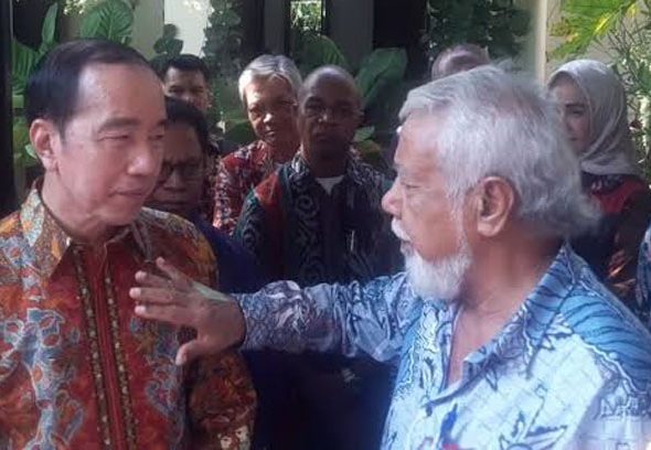 PM Timor Leste Xanana Gusmao mengunjungi mantan Presiden Joko Widodo di kediamananya di Solo, Jum'at (4/9/2026). *Ist