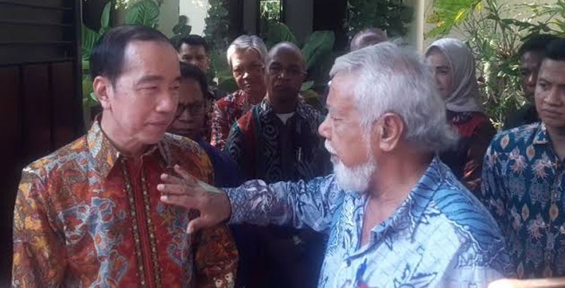 PM Timor Leste Xanana Gusmao mengunjungi mantan Presiden Joko Widodo di kediamananya di Solo, Jum'at (4/9/2026). *Ist
