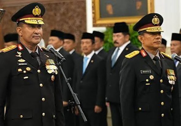 KomjenPresiden Prabowo Subianto melantik Komjen Suyudi Ario Seto sebagai Kapolri menggantikan Jenderal Listiyo Sigit Prabowo, di Istana Negara, Kamis (1/10/2026). Dalam pelantikan tersebut, Suyudi mendapat kenaikan pangkat menjadi jenderal bintang empat. *Ist