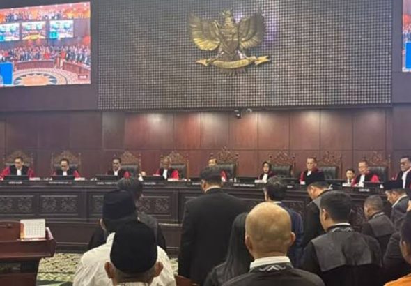 Mahkamah Konstitusi (MK) telah memutuskan terkait gugatan ijazah Wakil Presiden Gibran Rakabuming Raka, pada Selasa (6/10/2026) malam. *Ist